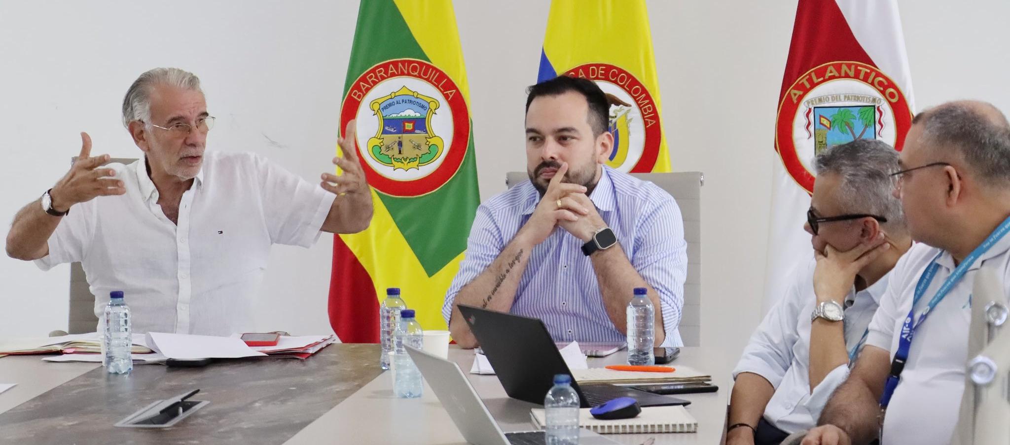 Reunión entre el Gobernador Verano y directivas de Air-e intervenida. 