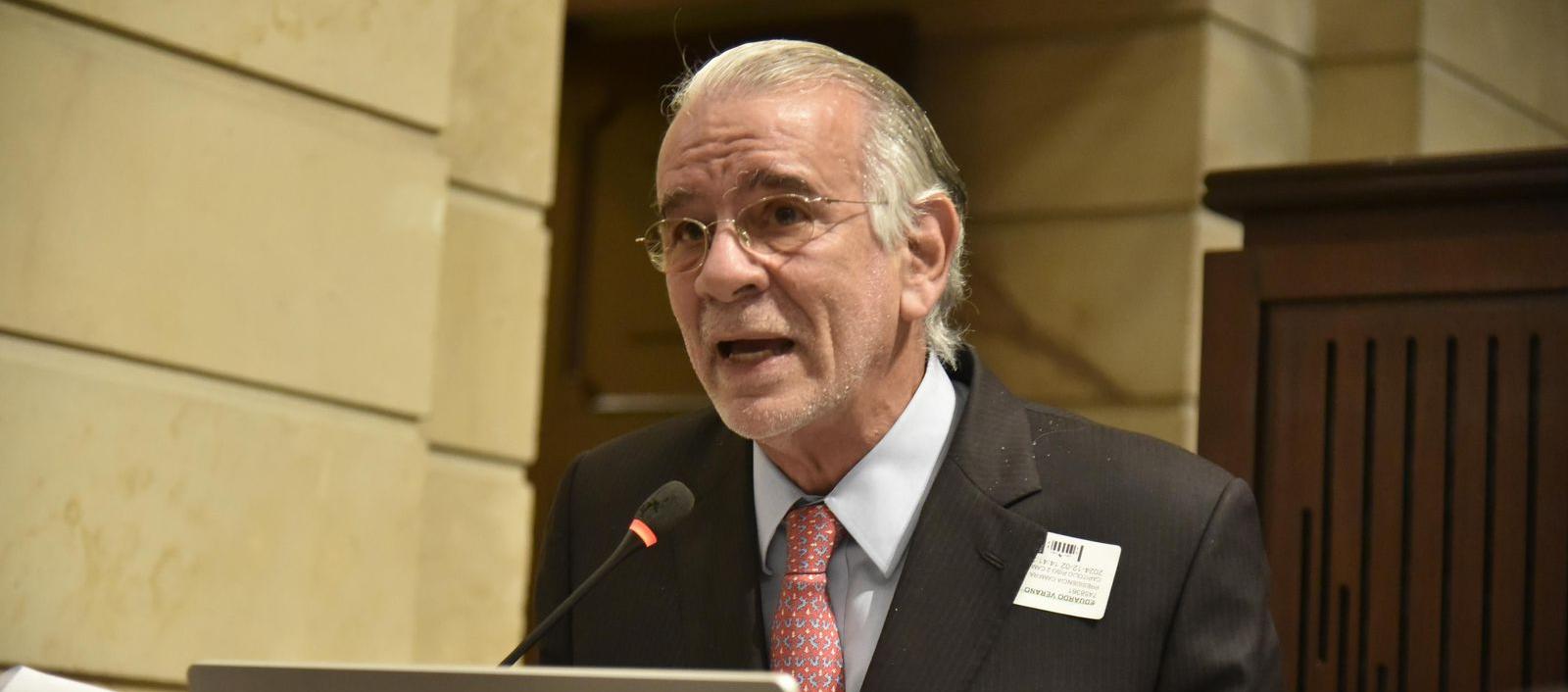 Eduardo Verano, gobernador del Atlántico.