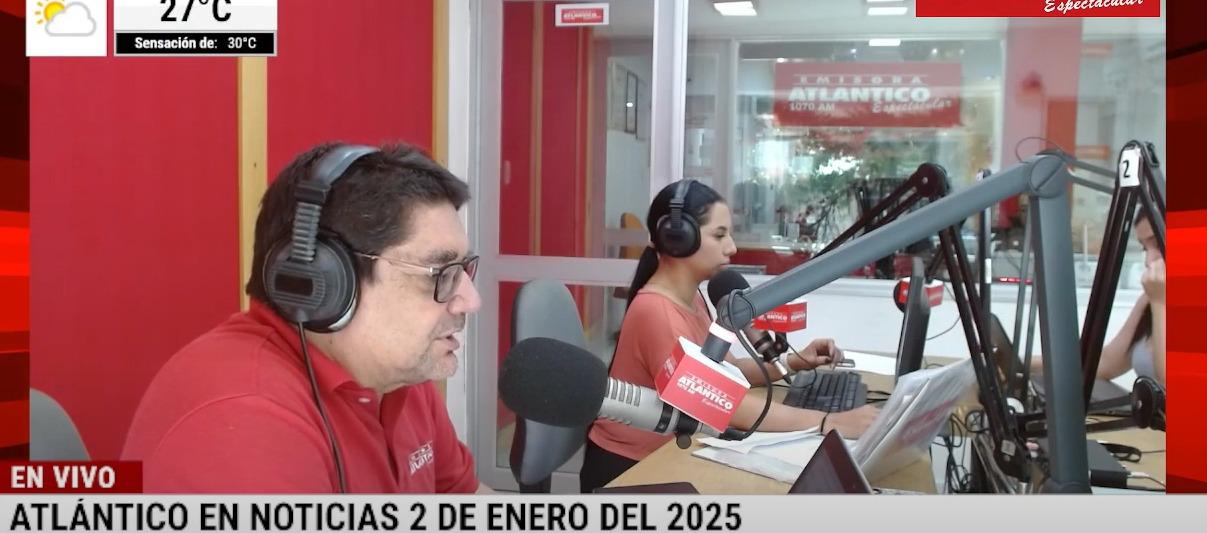 Transmisión de Atlántico en Noticias.