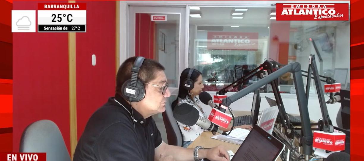 Transmisión de Atlántico en Noticias.