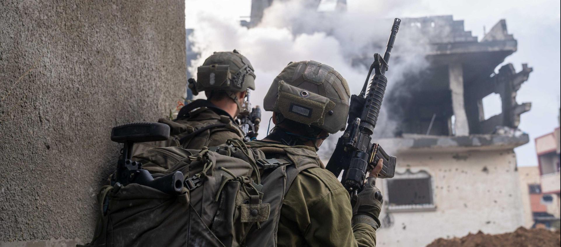 Tropas israelíes en Gaza.