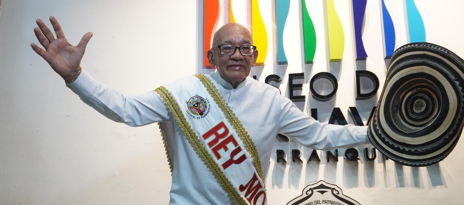 Gabriel Marriaga, Rey Momo y fundador de la cumbiamba.