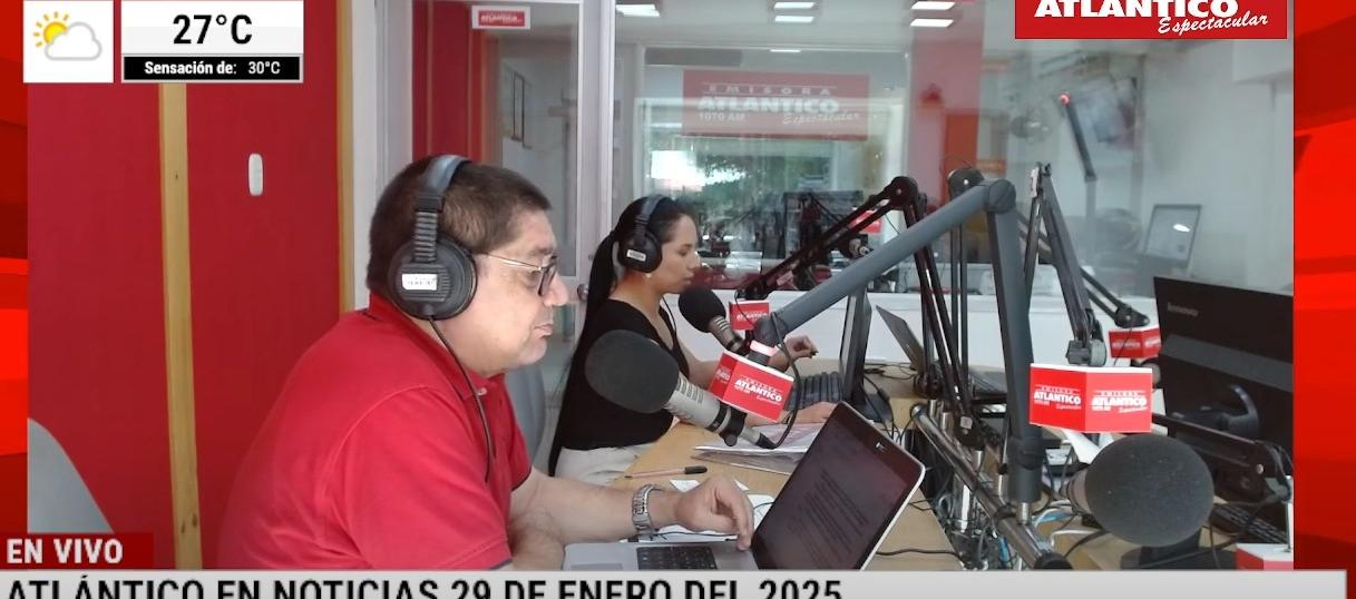 Transmisión de Atlántico en Noticias.