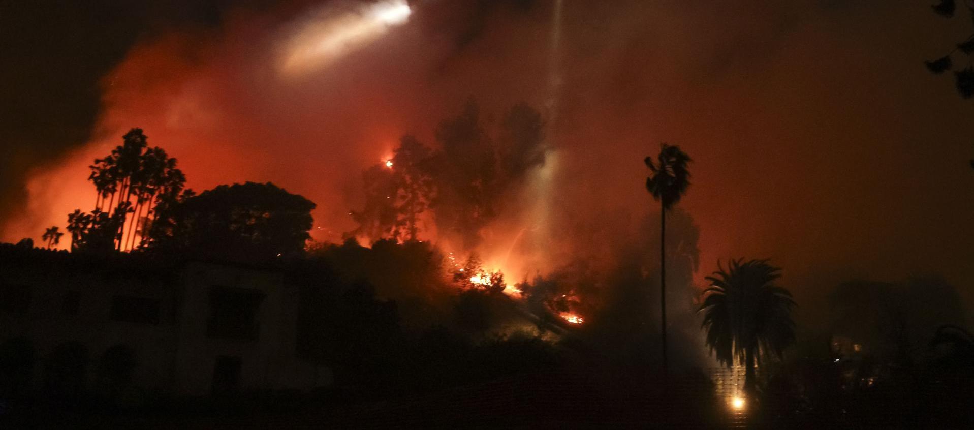 Incendio en Los Ángeles.