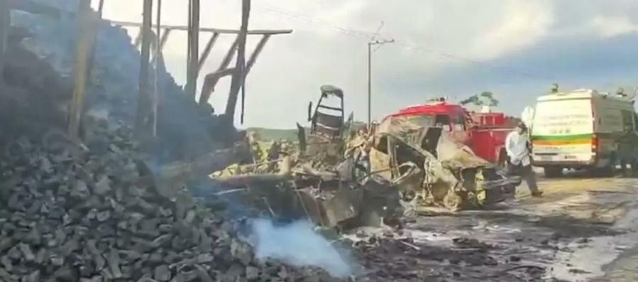 Accidente en la Troncal del Magdalena Medio