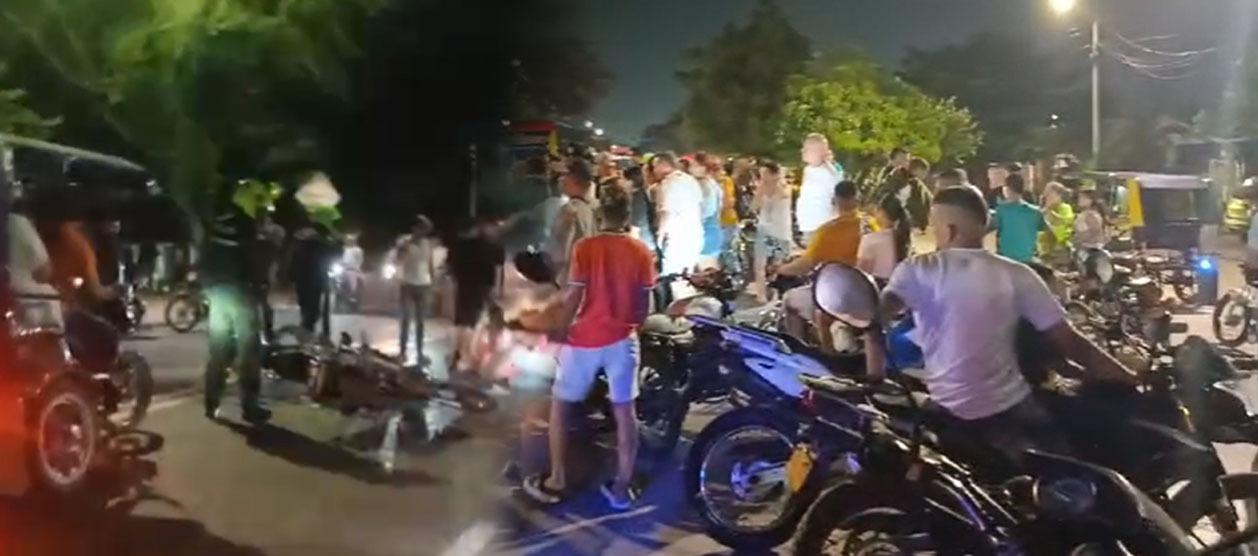 Lugar del accidente.