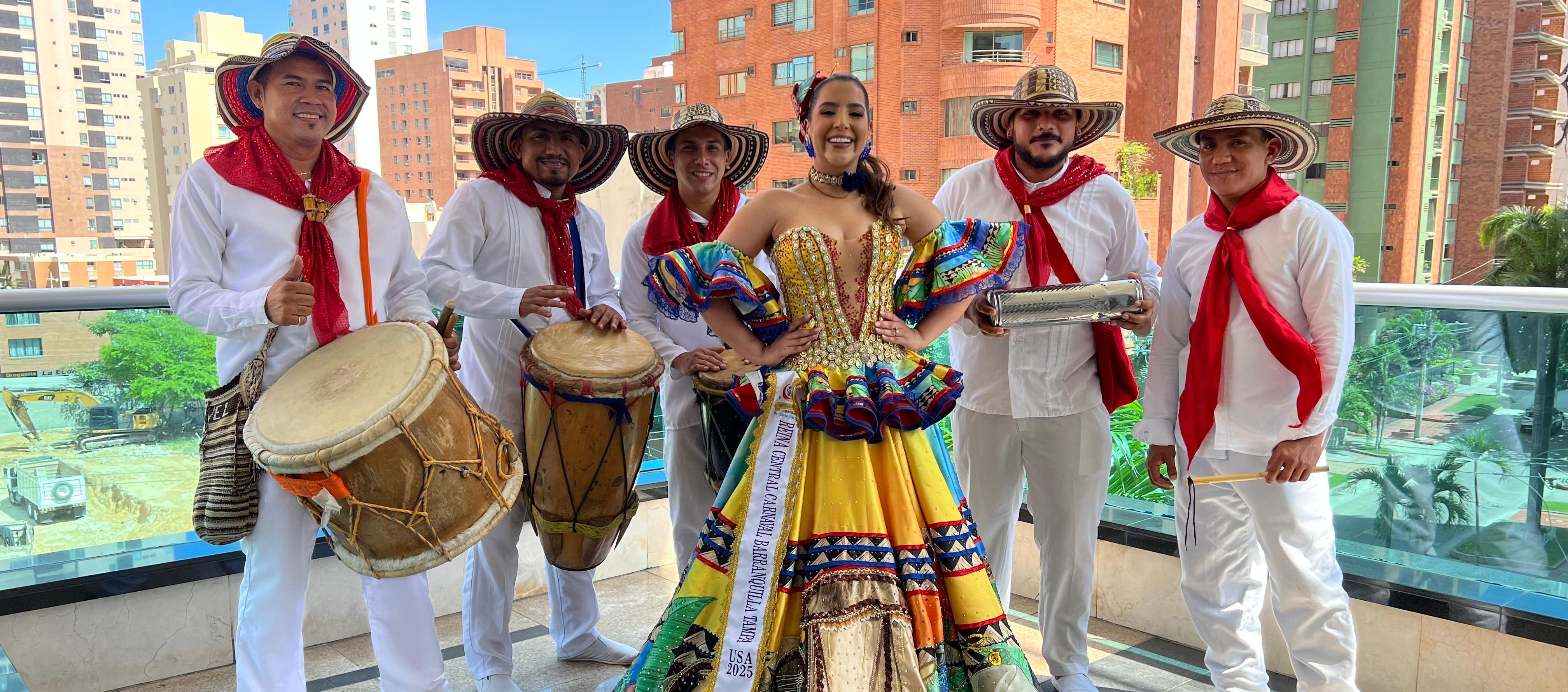 Adriana Vukota, Reina Central del Carnaval de Barranquilla en Tampa.