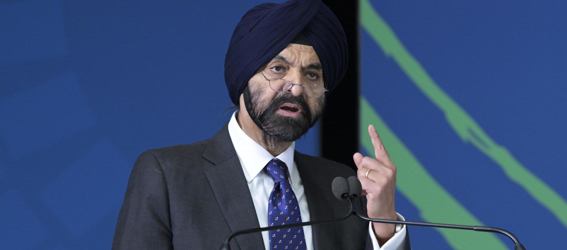 Ajay Banga, presidente del Banco Mundial. 