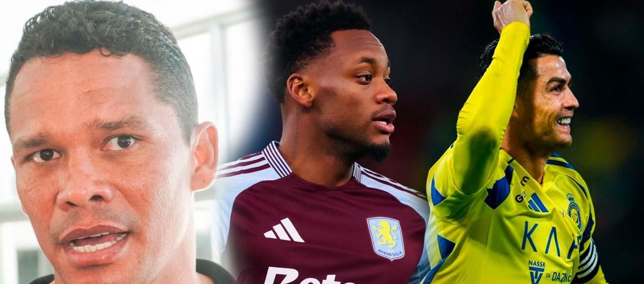 Carlos Bacca, Jhon Jader Durán y Cristiano Ronaldo.