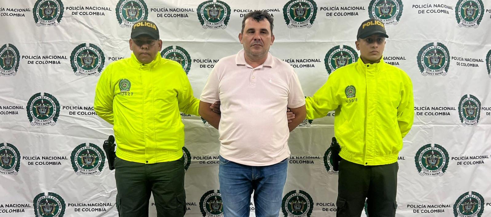 Alias 'Cachaco', el capturado.