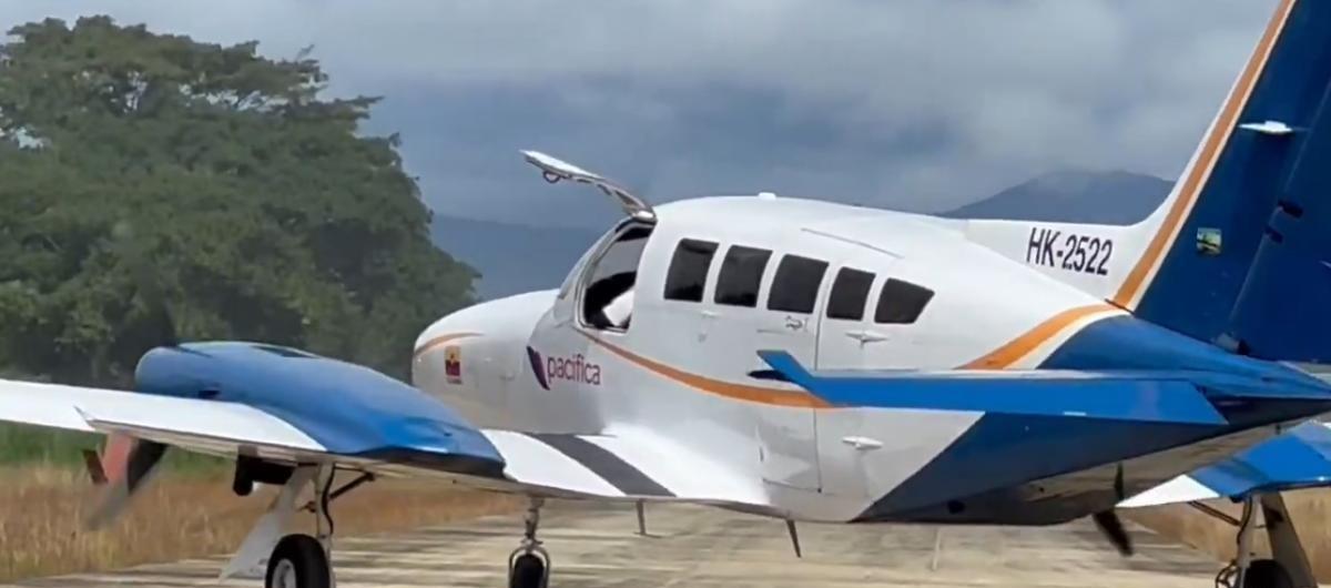 La avioneta desaparecida.