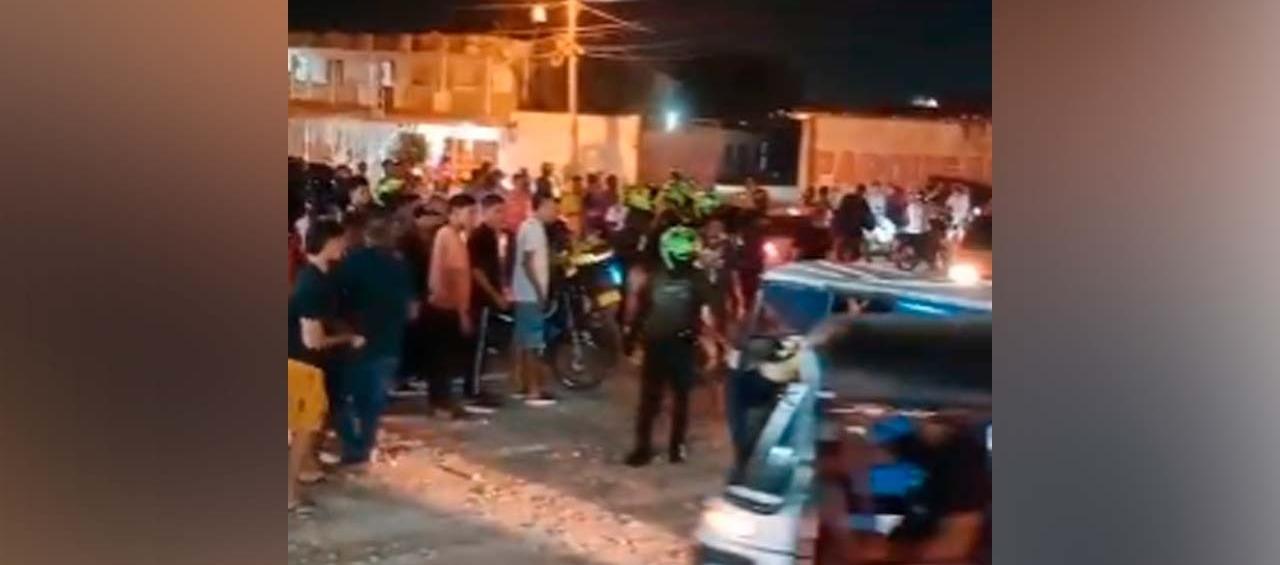 Lugar donde se presentó el ataque sicarial. 