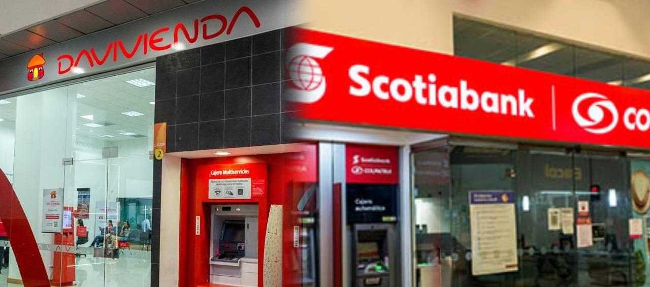 Davivienda y Scotiabank.
