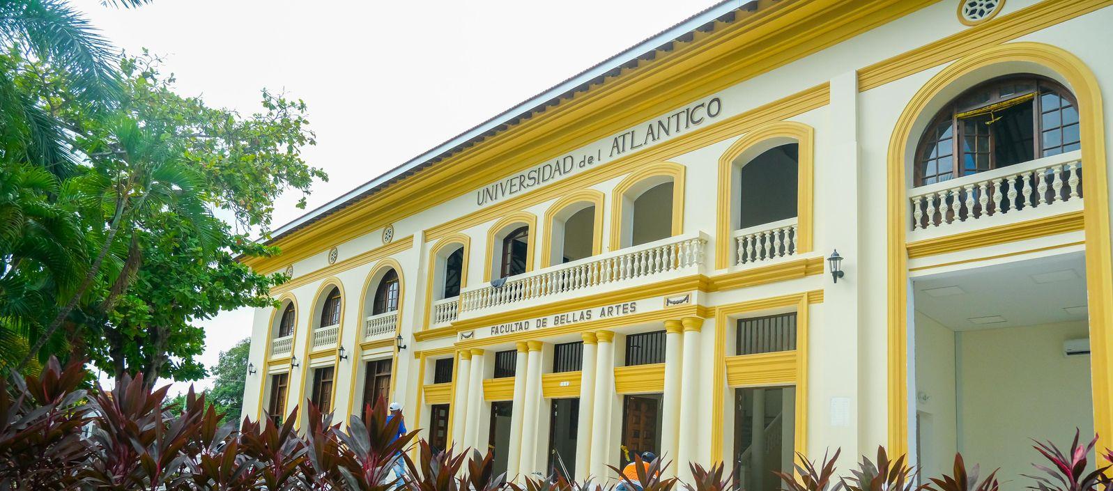 El edificio de Bellas Artes de Uniatlántico.