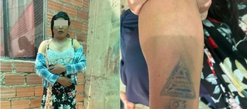 El recluso disfrazado de mujer.