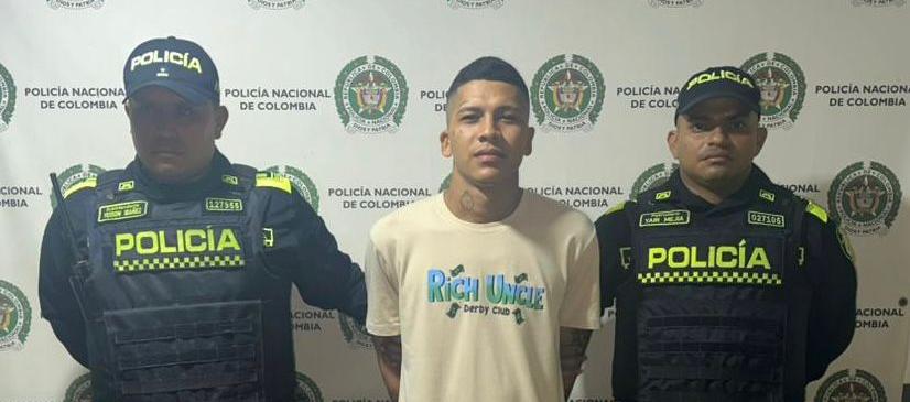 Álvaro De Jesús Pinzón Durán fue capturado por la Policía. 