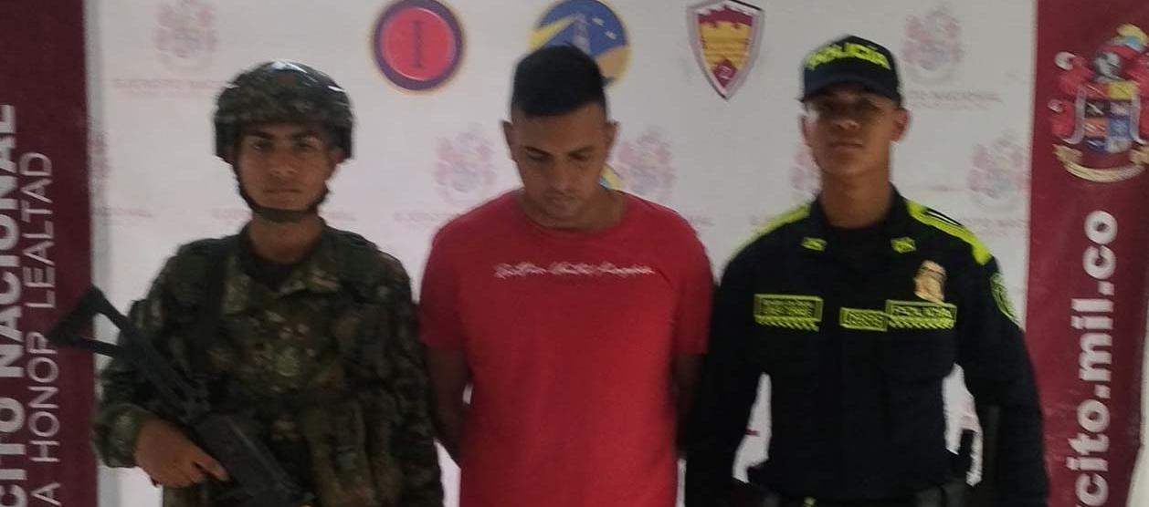 Milton Francisco Reyes Ortega capturado.