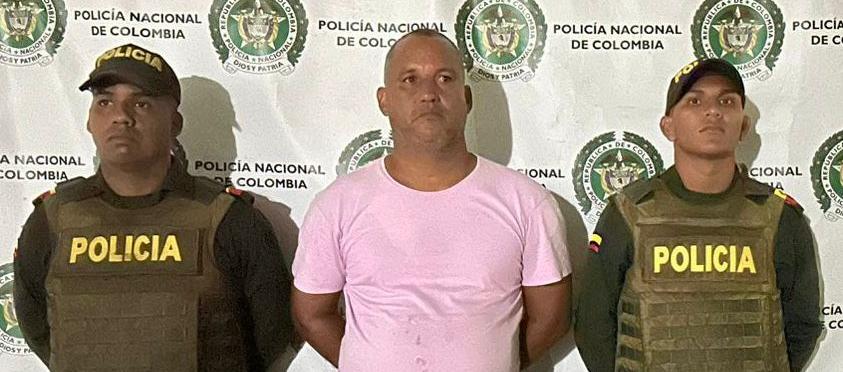 Abel Mariano Marín Niño, capturado en Santa Lucía. 