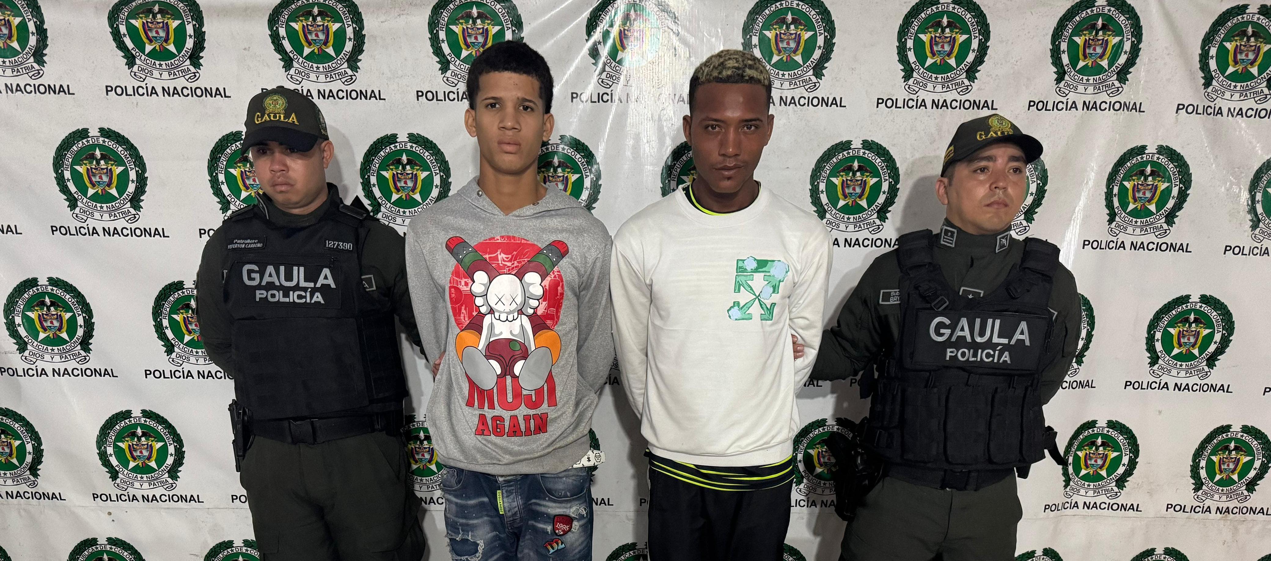 Jorge Armando Martínez Oliveros y Garys Junior Martínez García.