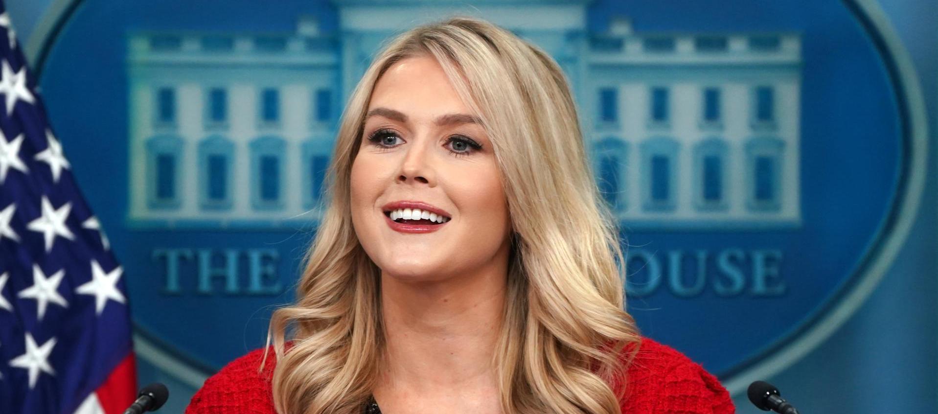 La secretaria de prensa de la Casa Blanca, Karoline Leavitt.