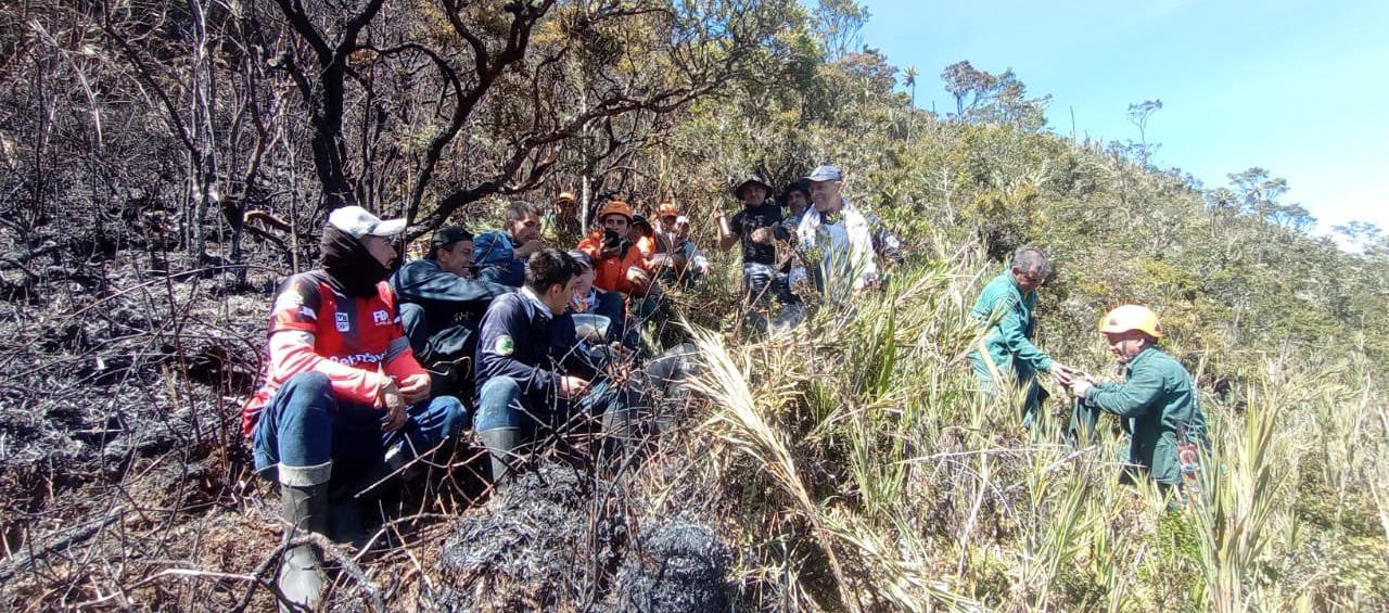 Trabajos en Parque Nacional Chingaza.