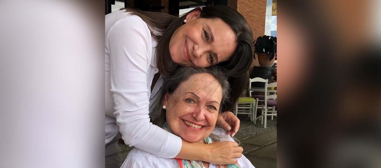María Corina Machado y su madre Corina Parisca.
