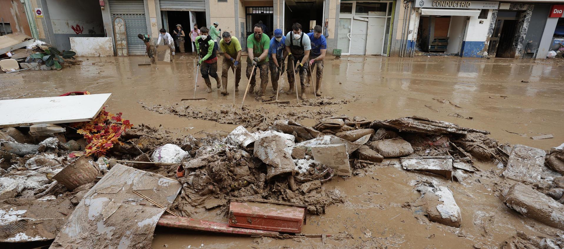 Imagen de la destrucción ocasionada por la dana. 