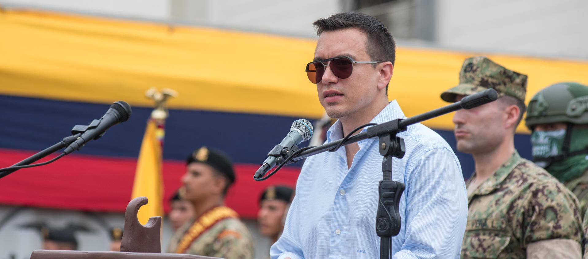 Daniel Noboa, Presidente de Ecuador.