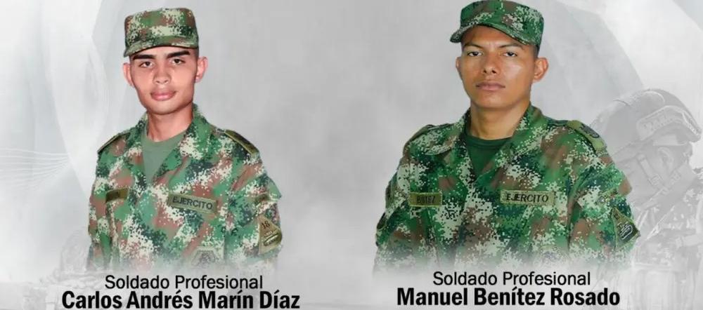 Los soldados asesinados.