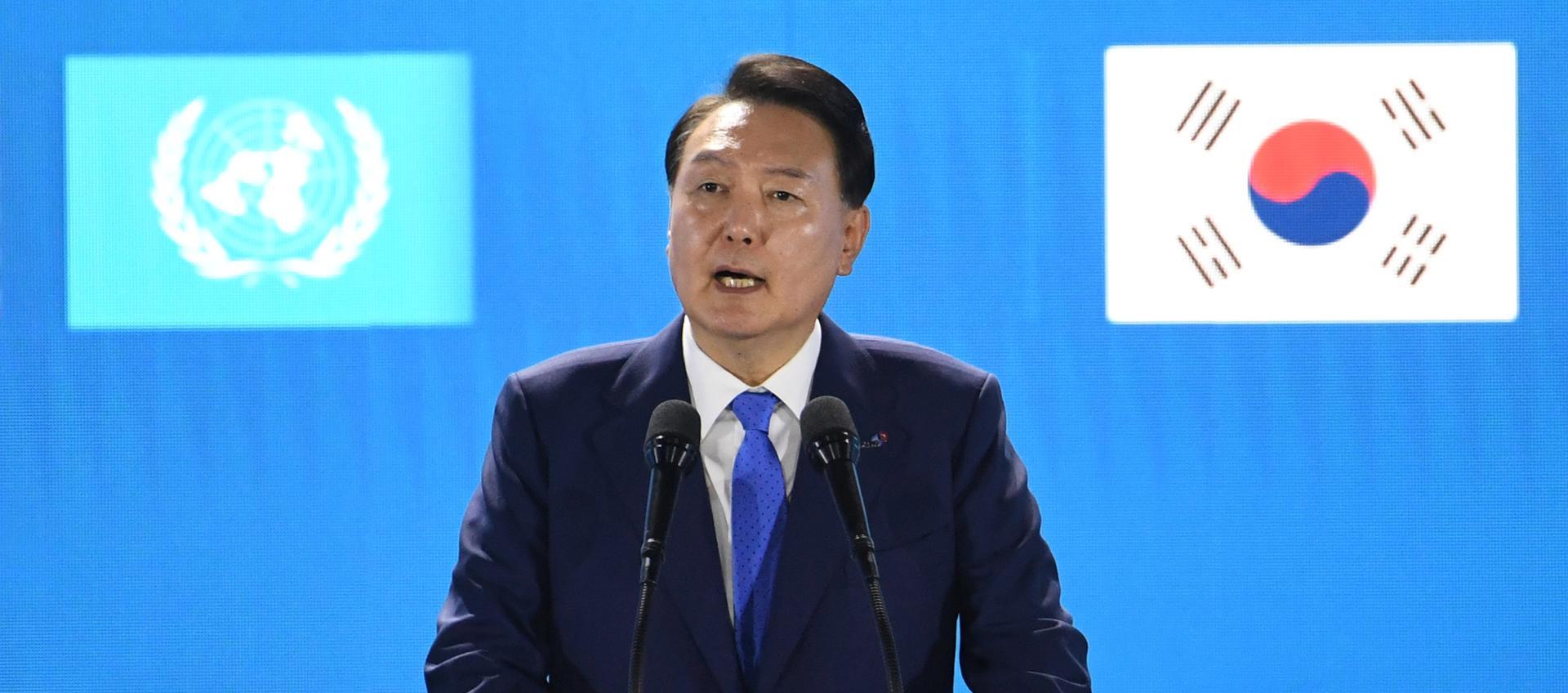 El presidente surcoreano, Yoon Suk-yeol. 