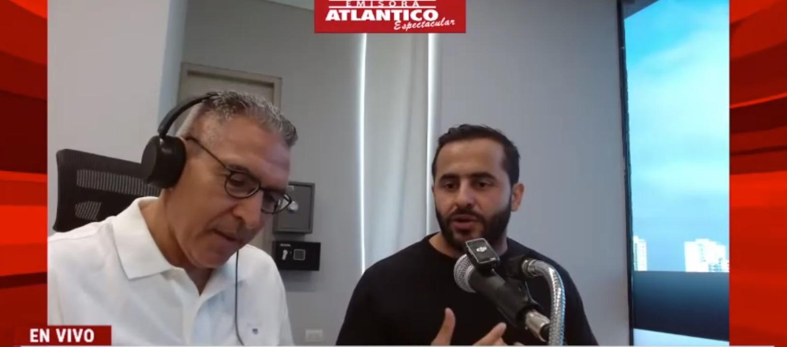 Entrevista del gobernador Erasmo Zuleta con Jorge Cura.