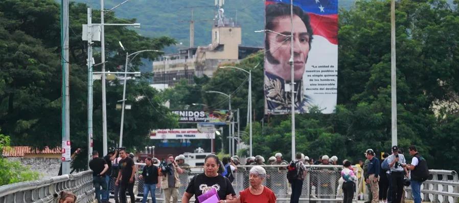 Frontera entre Venezuela y Colombia.