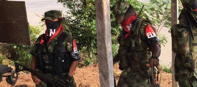 Guerrilleros del ELN en el Catatumbo. 
