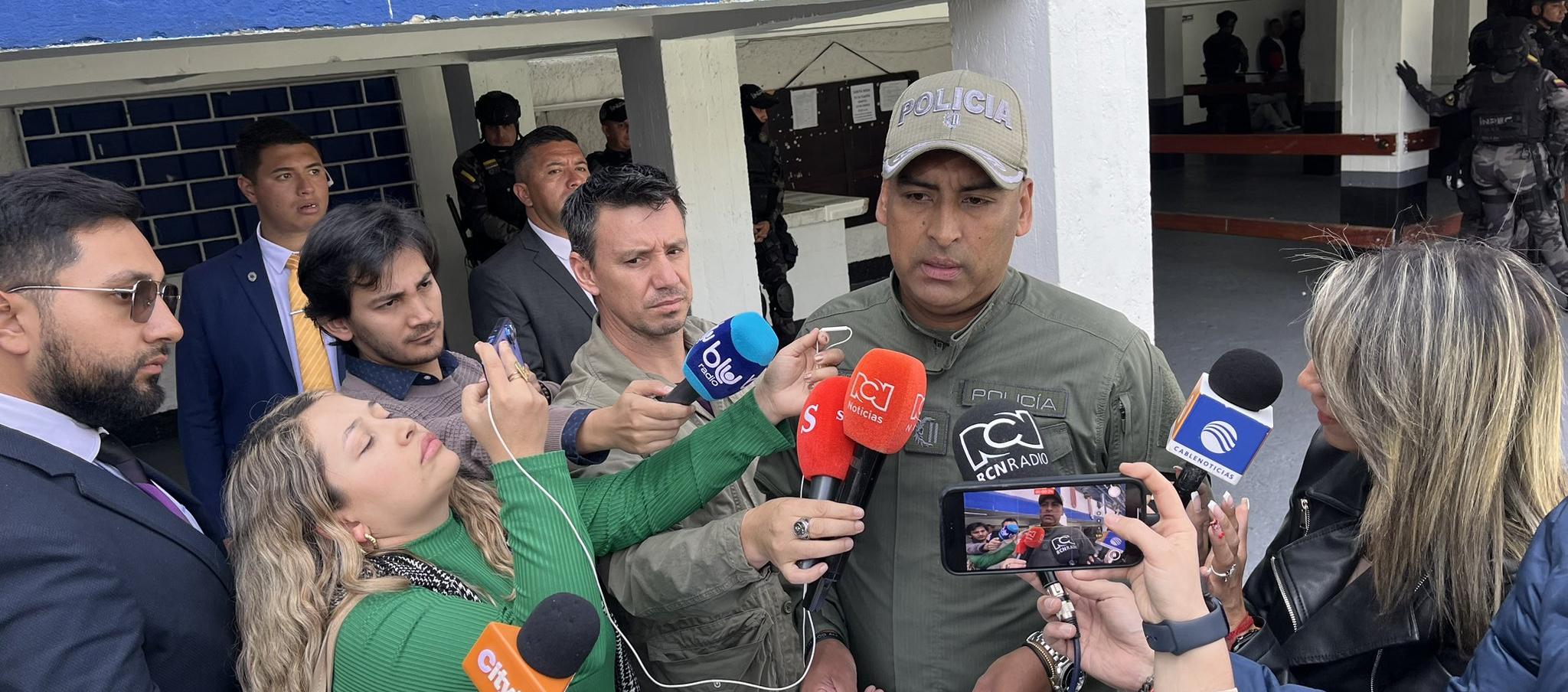 El director del Inpec, el coronel Daniel Gutiérrez.