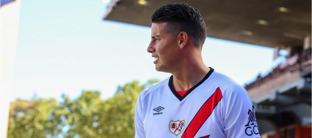James Rodríguez con el Rayo Vallecano.