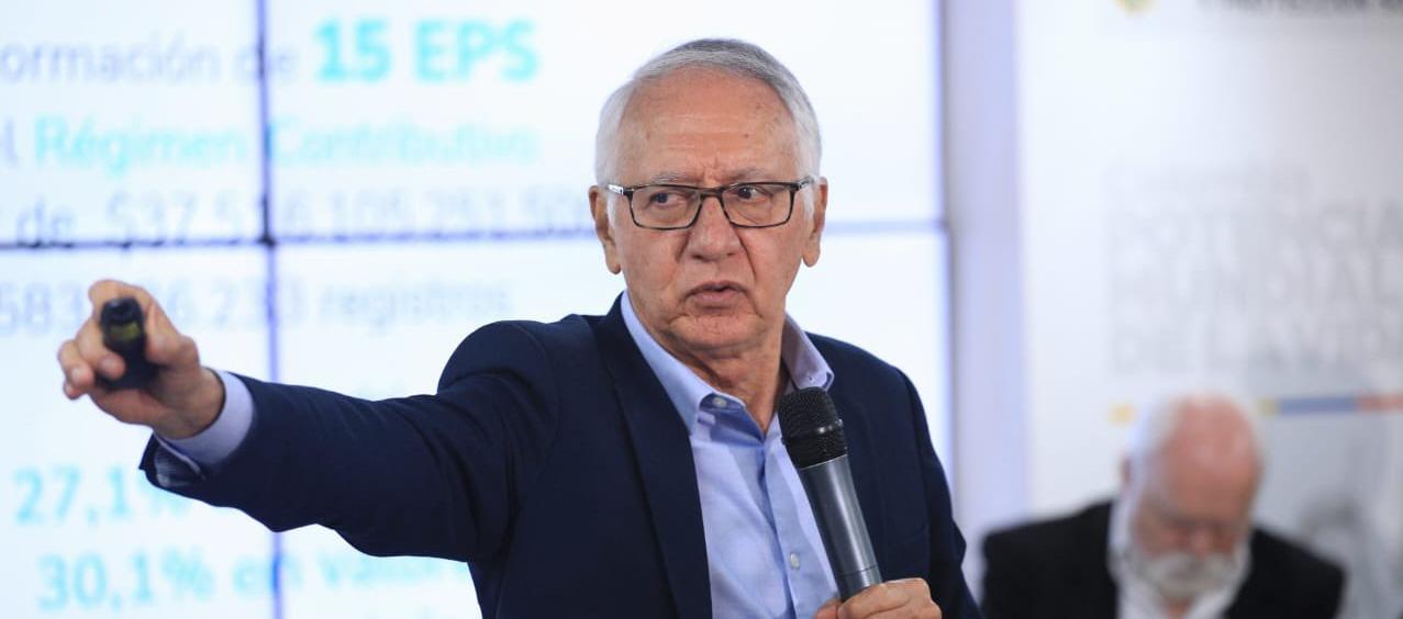 Guillermo Alfonso Jaramillo, ministro de Salud.