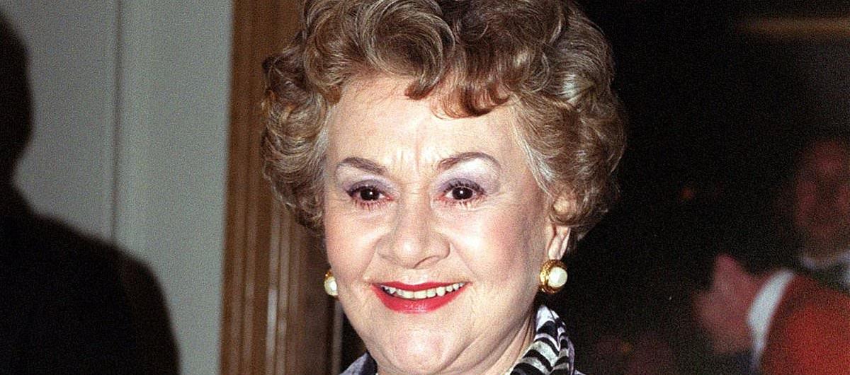 La actriz británica Joan Plowright.