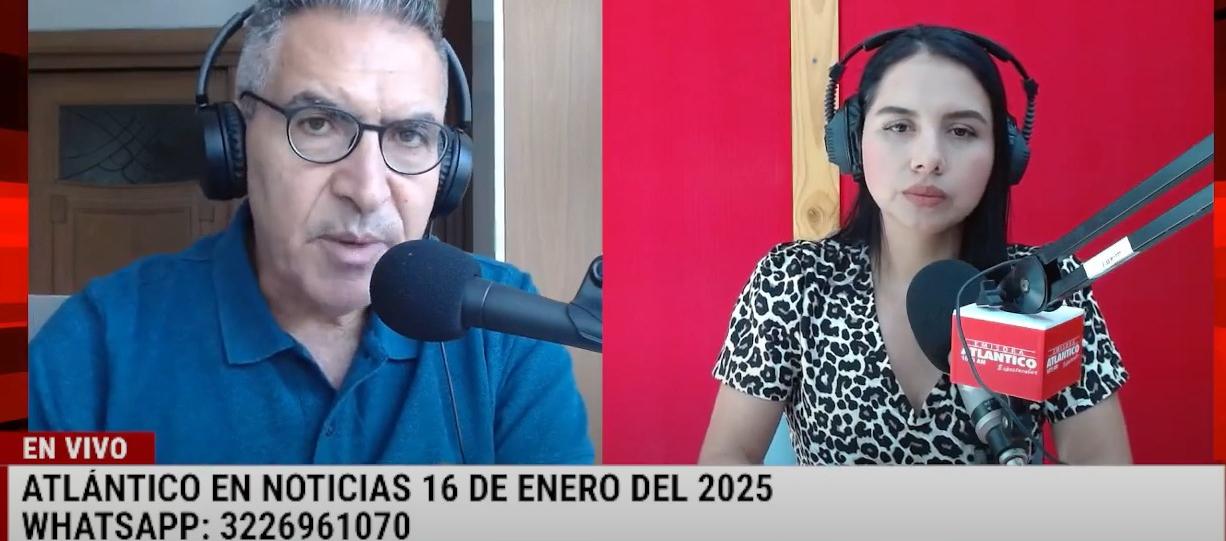 Transmisión de Atlántico en Noticias.