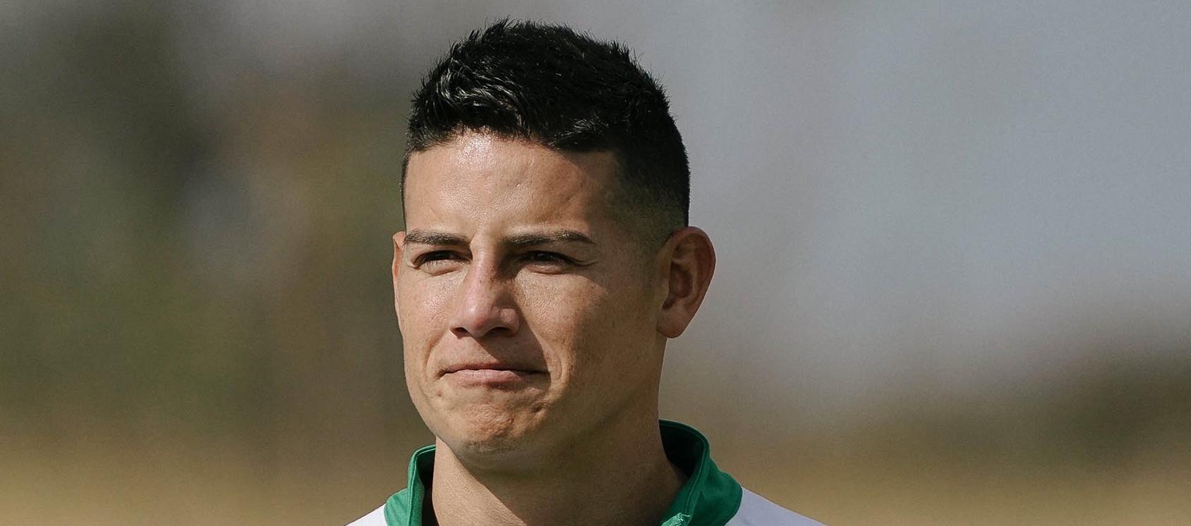 James Rodríguez en entrenamiento con Club León.