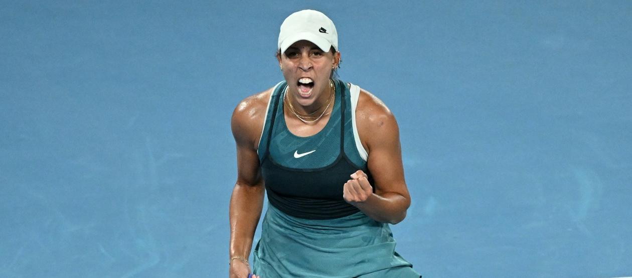 La estadounidense Madison Keys.