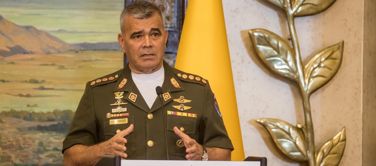 El Ministro de Defensa, Vladimir Padrino López.