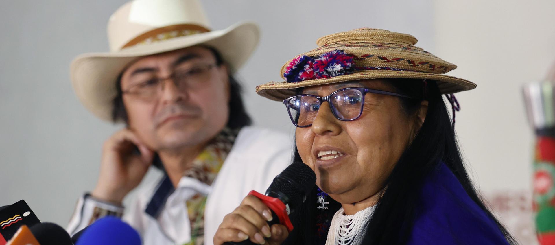 Secretario de la Organización Nacional Indígena de Colombia y vocera de Autoridades Indígenas del Suroccidente.