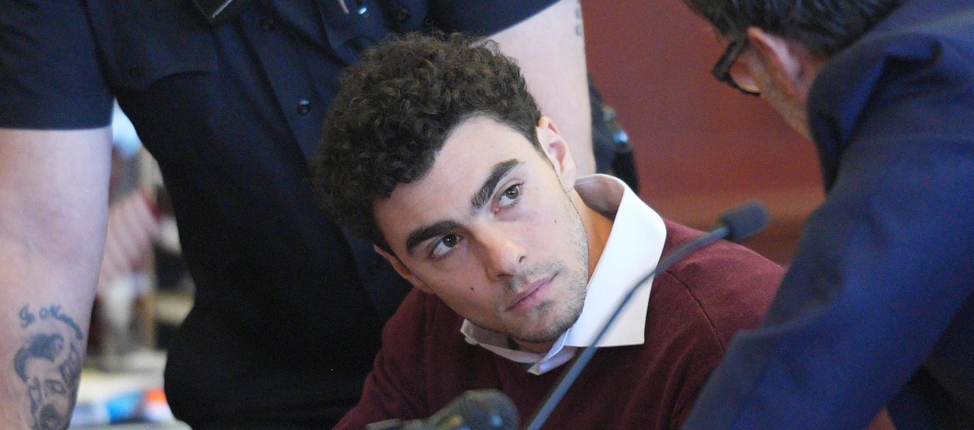 Luigi Mangione durante la audiencia en la Corte Suprema del Estado de Nueva York. 