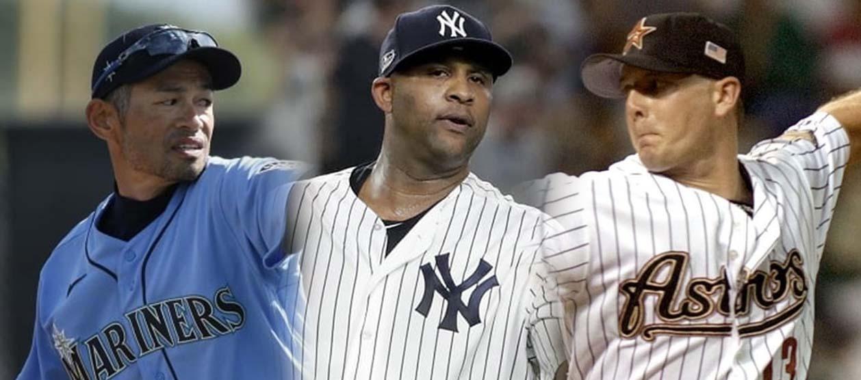 Ichiro Suzuki, CC Sabathia y Billy Wagner.