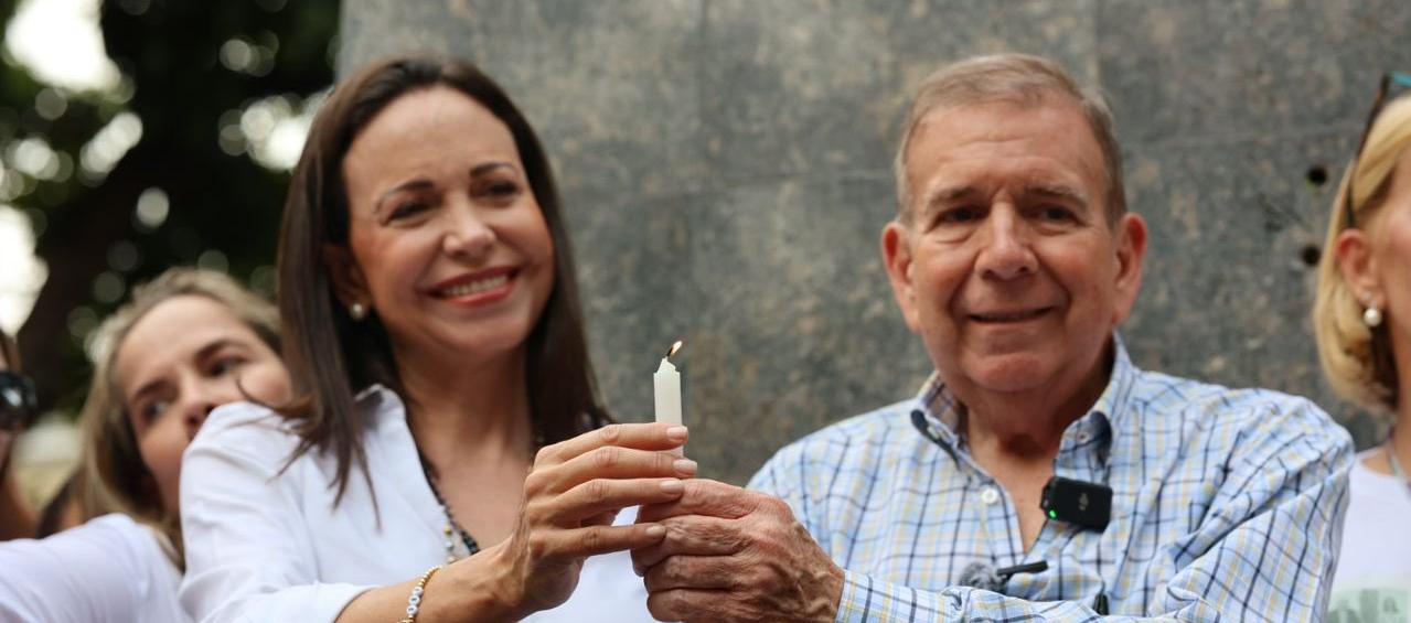 María Corina Machado y Edmundo González.