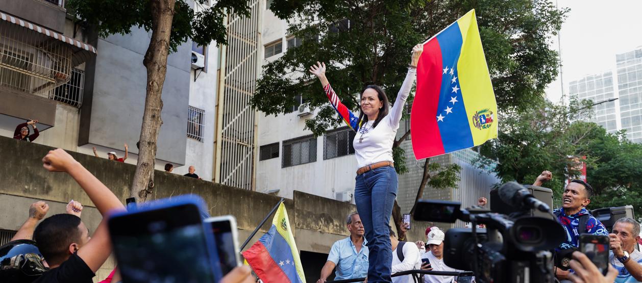 La líder opositora María Corina Machado.