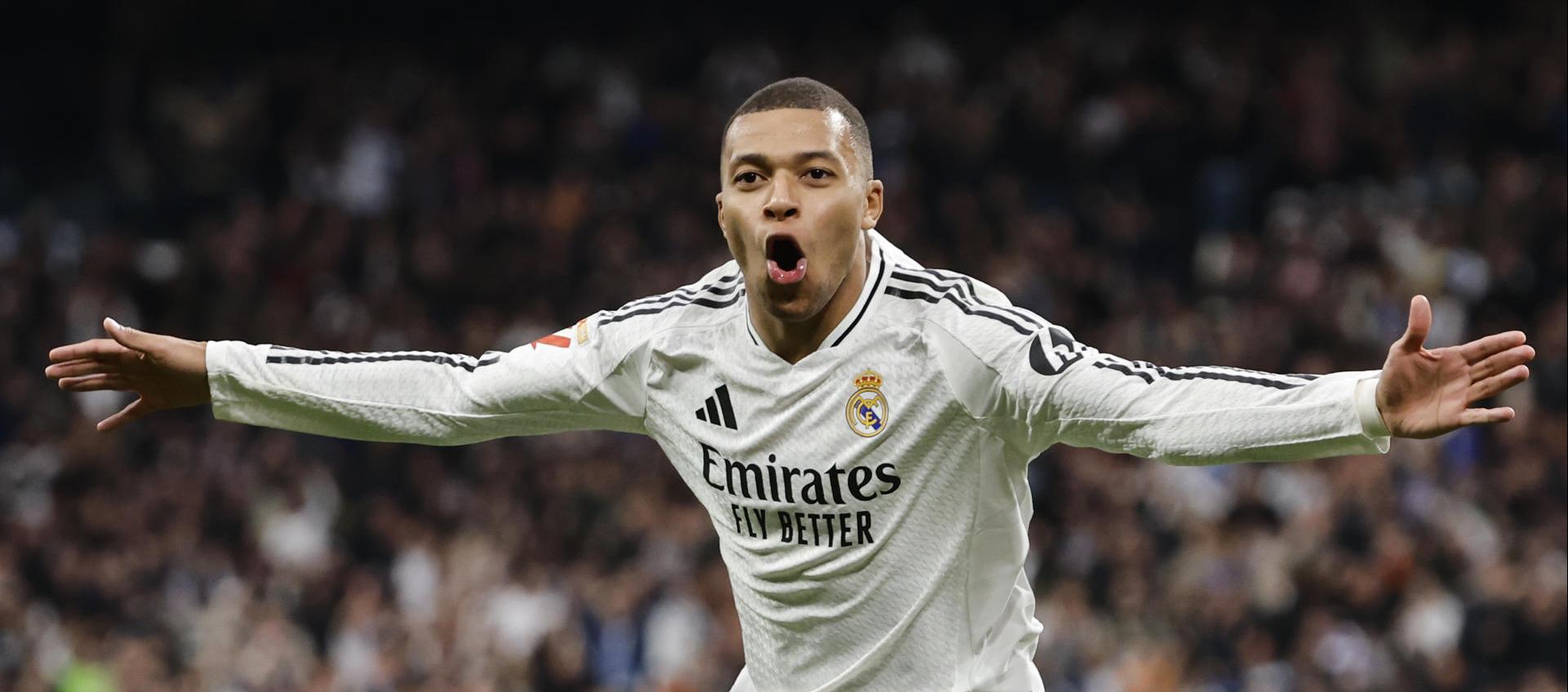 Kylian Mbappé celebrando uno de sus goles.