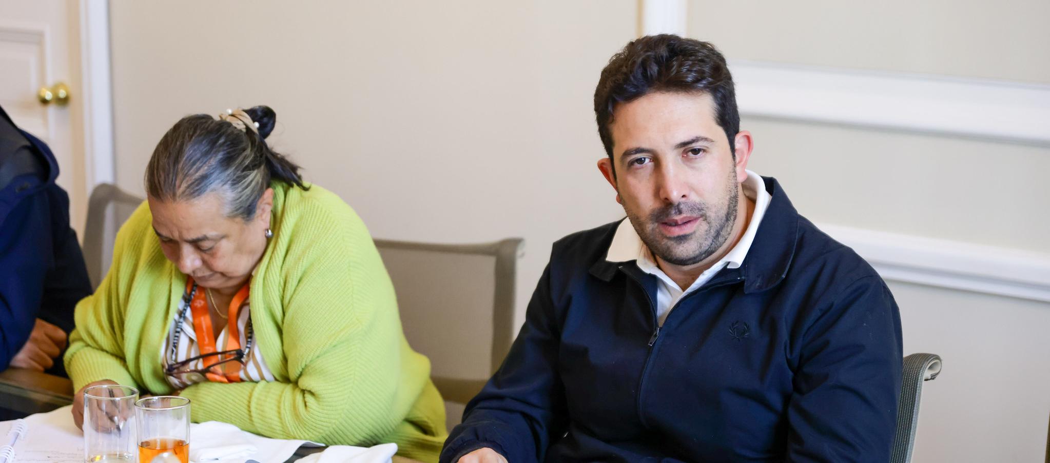 Diego Guevara, Ministro de Hacienda.