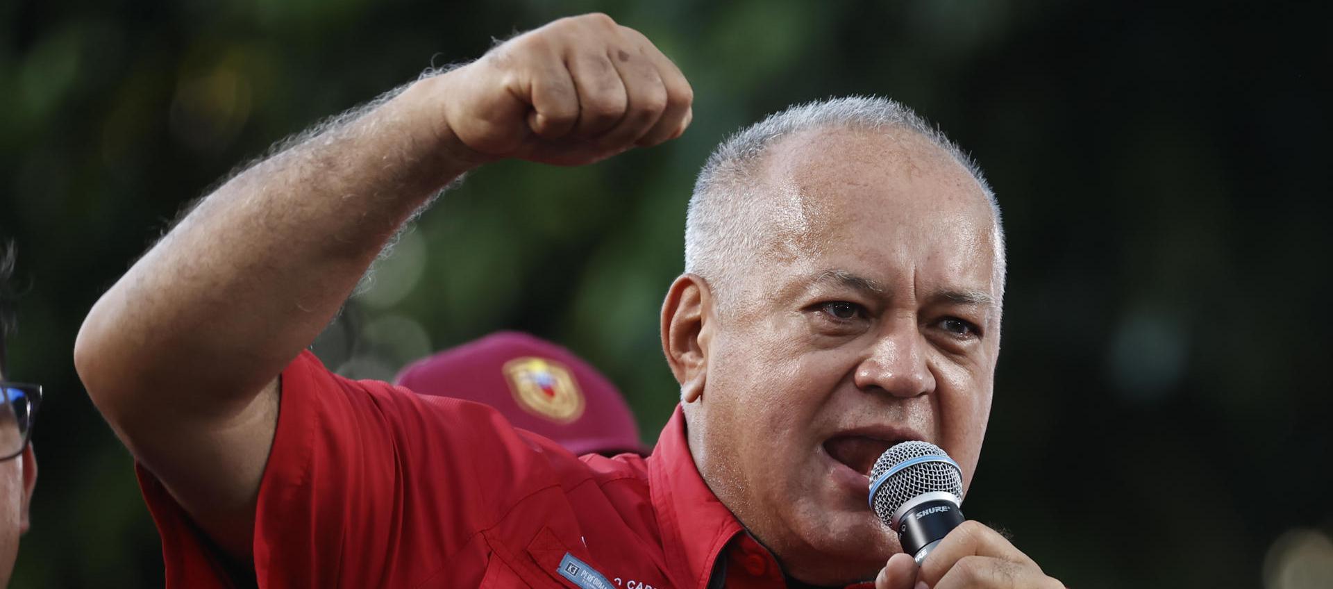 Ministro de Interior de Venezuela, Diosdado Cabello. 