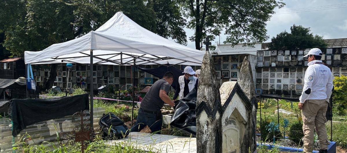Intervención en Cementerio Central de Neiva.